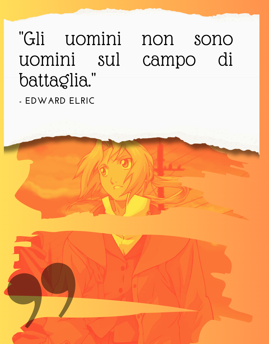 Citazioni Edwar Elric , Full Metal Alchemist