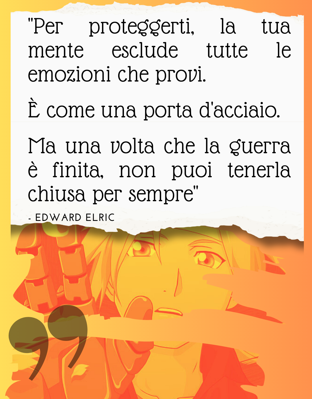 Citazioni Edwar Elric , Full Metal Alchemist