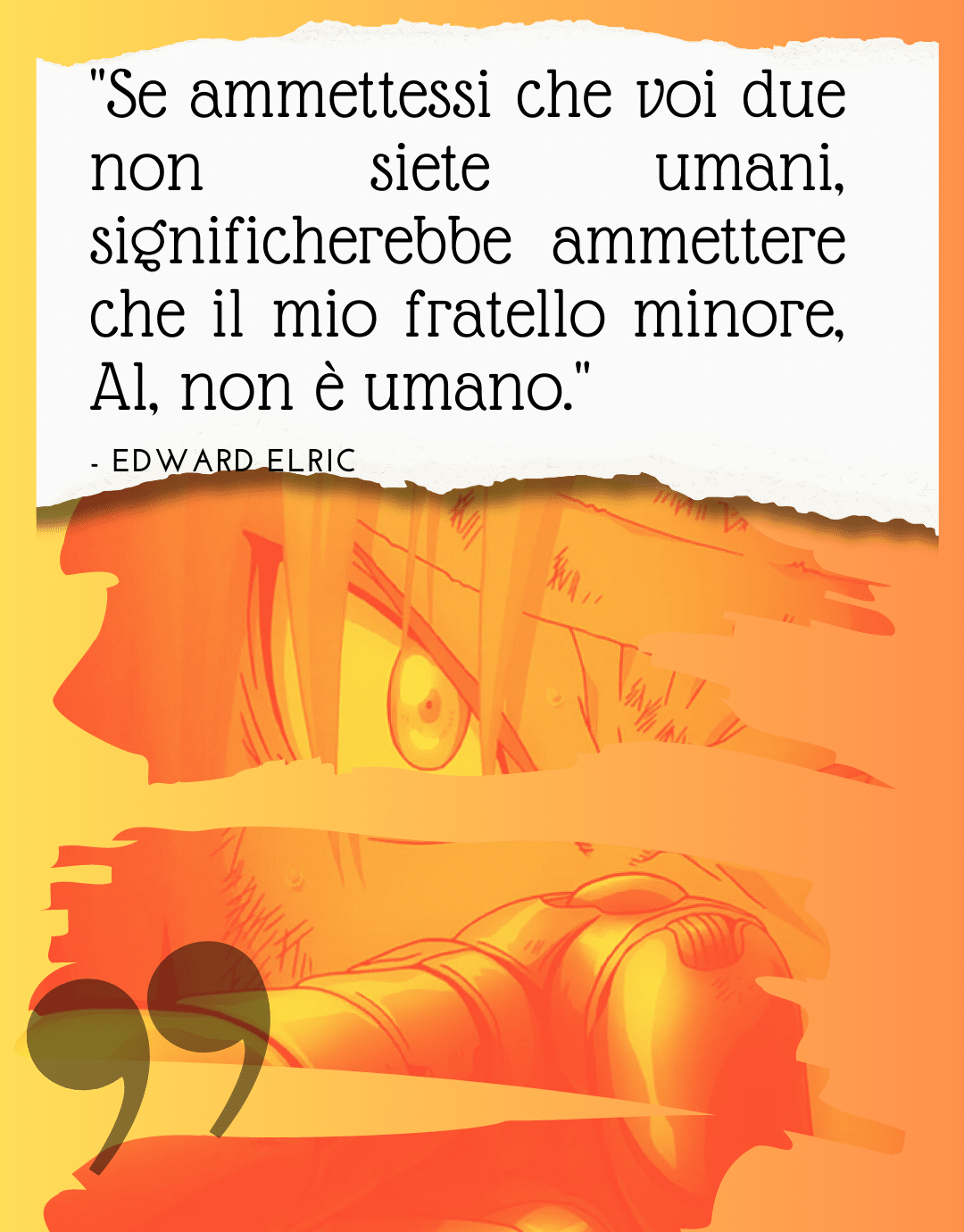 Citazioni Edwar Elric , Full Metal Alchemist